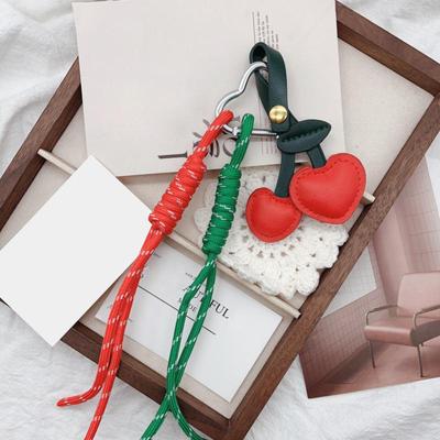 Handmade Nylon Woven Rope Bag Pendant Cute Candy Color Fashion Backpack Handbag Hanging Bags Accessories