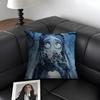 CCorpse BrideE Movie Cushion Cover Natural Linen Organic Fabric DoubleSided Printing Sofa Home Decor Gift Pillow Case