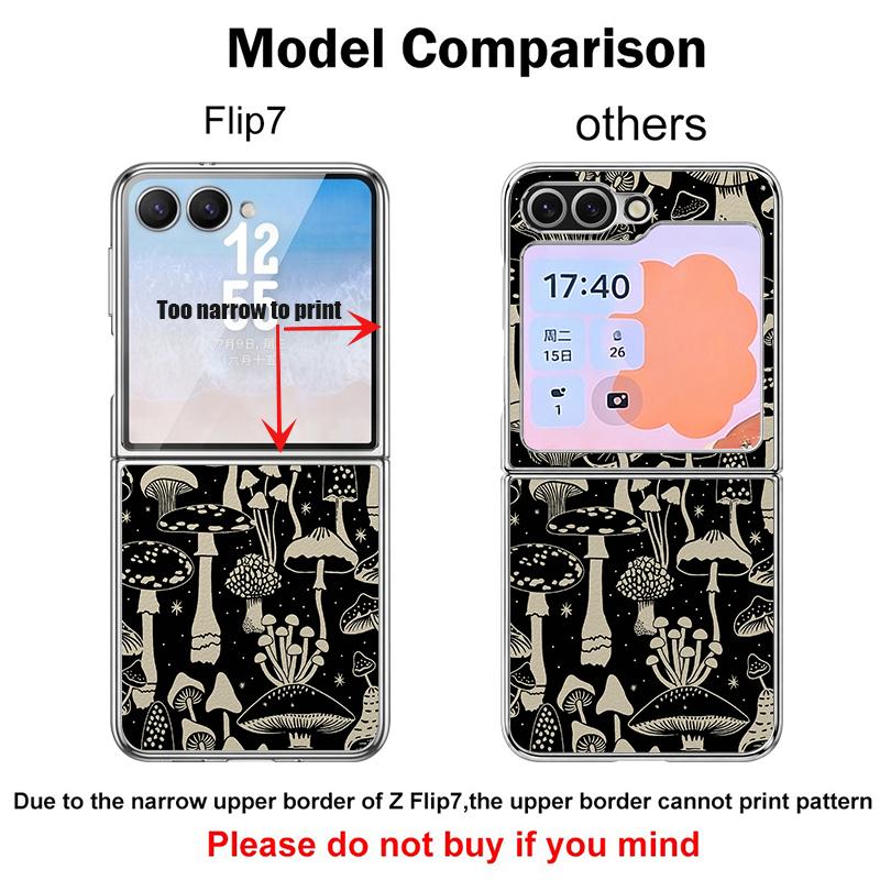 Floral Pattern Case For Samsung Galaxy Z FlIP 7 FE 6 5 Plating PC+PU Leather Hybrid Folding Cover For Samsung Z Flip7 Flip6 Flip5