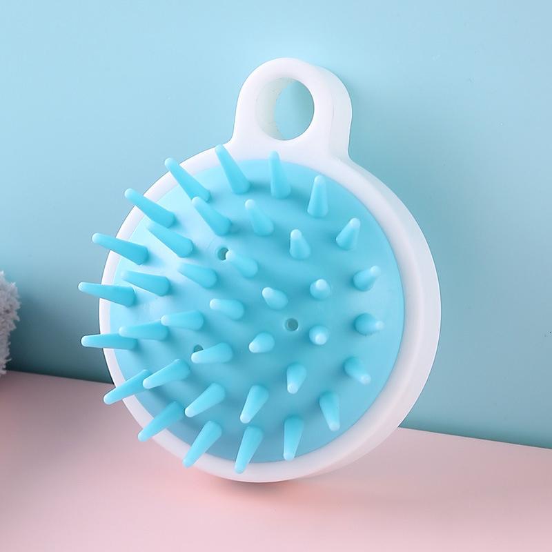 

Массажер для кожи головы Sculp Brush Bath Brush Air Bag Силиконовая щетка для шампуня Массажер для кожи головы для роста волос синий