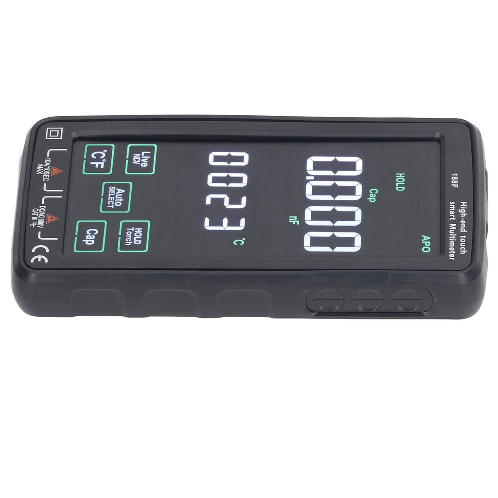 Smart Multimeter LCD Color Screen High Accuracy Digital Electrical Tester AC750V DC1000V