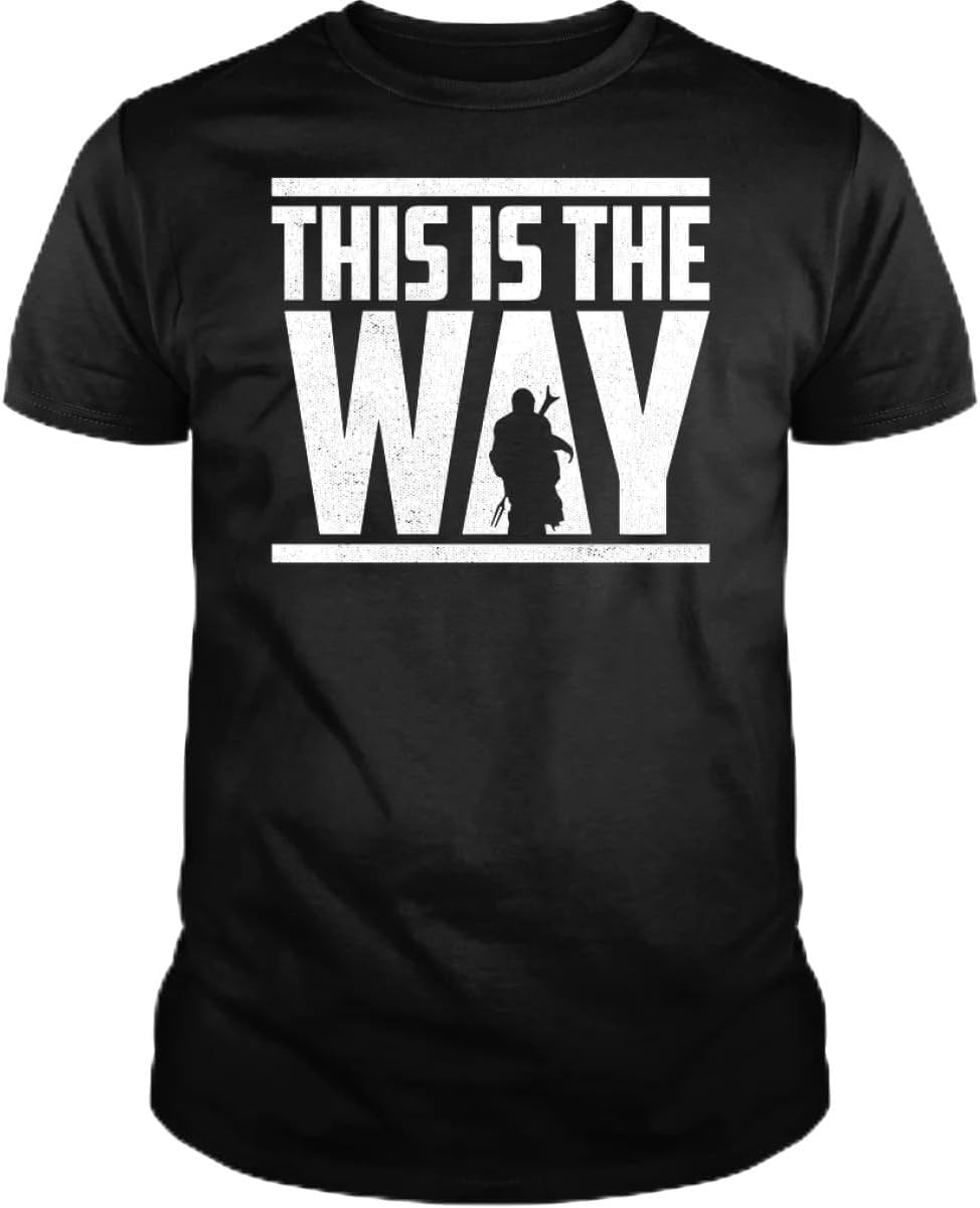 

This is The Way T Shirt - Force Dadalorian Cotton Shirt for Mens & Womens - Short Sleeve Crew Neck Soft Fitted Tees 5XL різнокольоровий