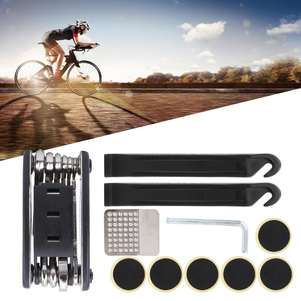 Mountain Bike Combination Tool Kit Cycling Equipment Portable Bicycle Tyre Repair Tools