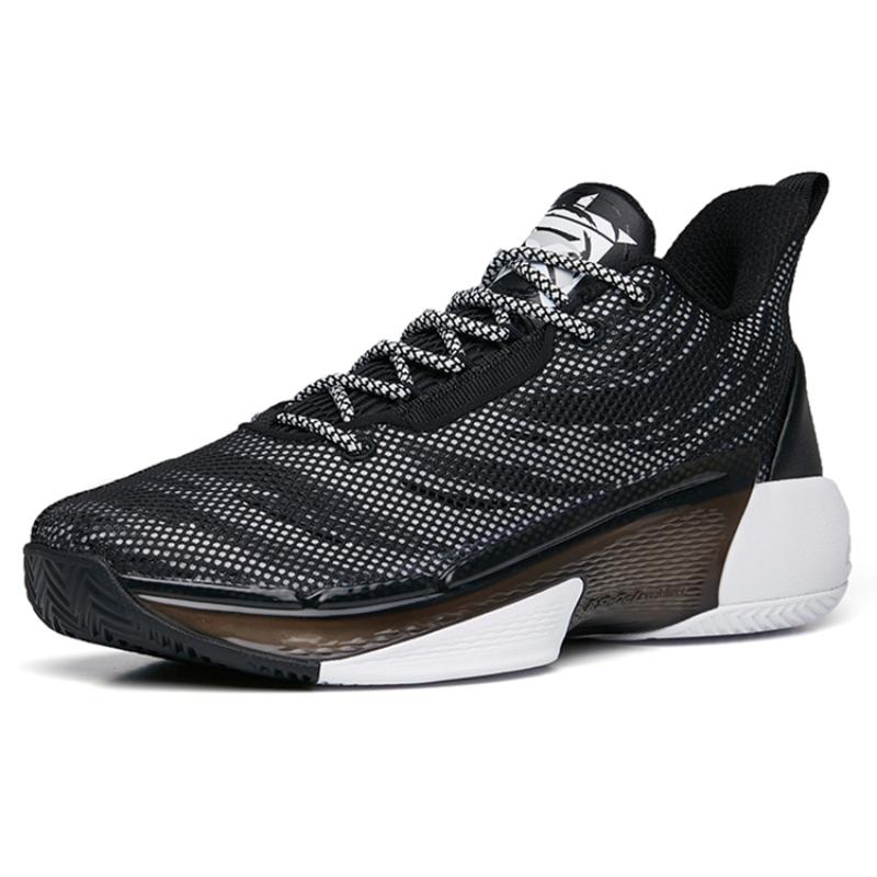 ANTA Attack 4 'Black Grey' Sneakers 112231603-3