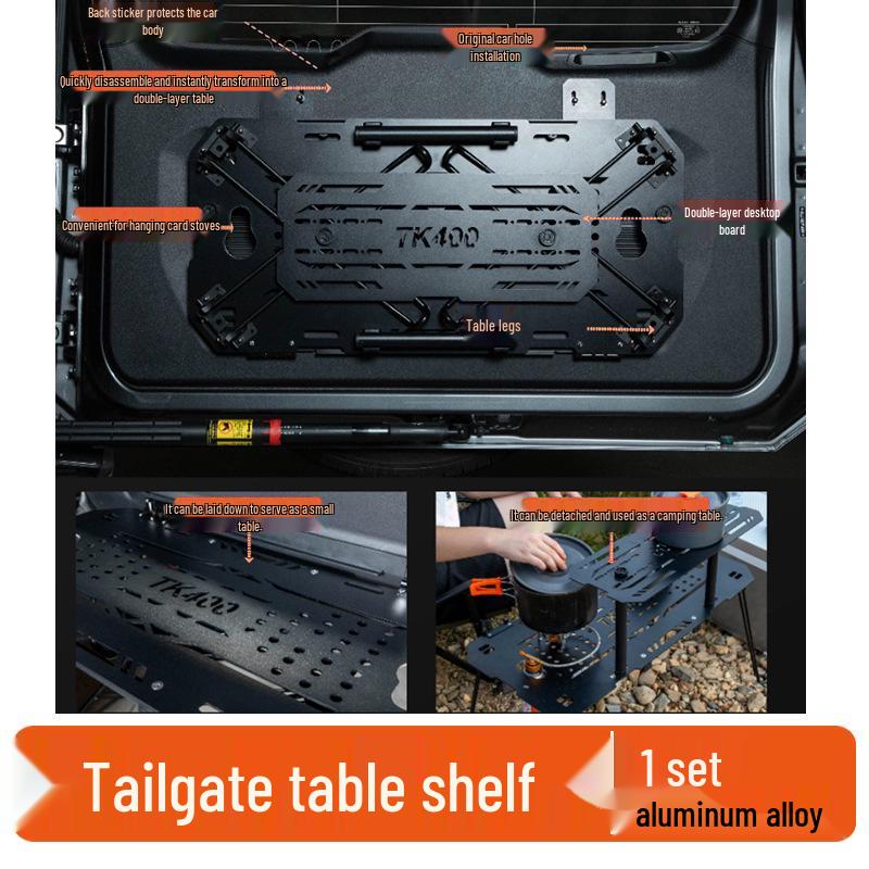 Tank 400hi4t Tailgate Window Extension Rack: Trunk Storage Frame, Fence, & Interior Accessories