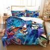 3D Print Anime Dragon Ball Super Saiyan Son Goku Duvet Cover Bedding Set Pillowcase Double For Kids Bedclothes Quilt Cover
