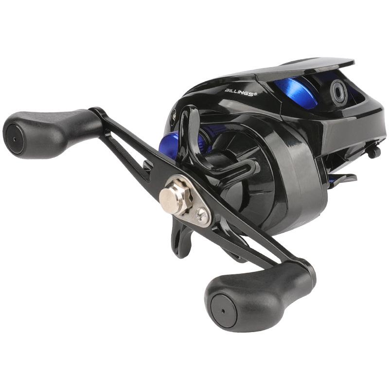 Explosion-Proof Baitcasting Reel: Metal, Versatile Lure Fishing Tackle for Long-Cast and Spinning, Sea Rod Compatible.