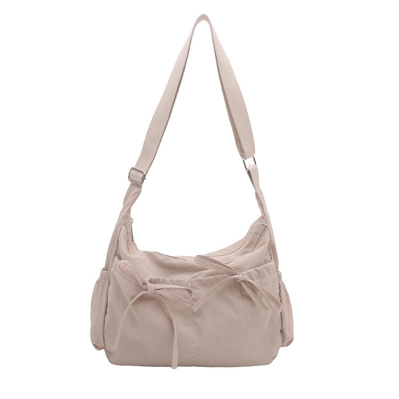 Casual Lightweight Pleated Tote Bag  Simple Large Capacity Shoulder Bag Versatile Commuter Crossbody Bags For Women Gifts