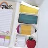 Thick Paper Notes for Journaling Teacher Themed Sticky Notepads Set, Campus Theme Smooth Notes, Cartoon Set Creative Index Stickers Portable