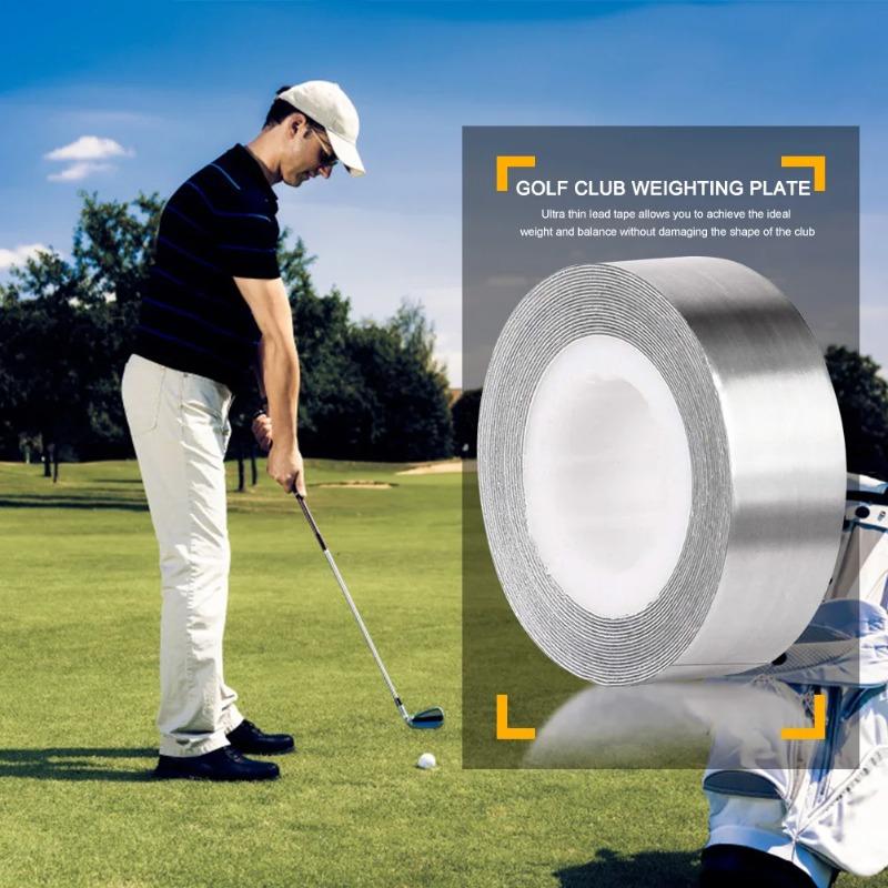 1/2Roll High Density Lead Self-Adhesion Golf Club Lead Tape 30g 50g 100g For Wood Iron Putter Wedge Clubs Head Tennis Lead Tapes