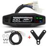 Mini Universal Drehzahlmesser für Motorrad LCD Digitaler Tacho Kilometerzähler Elektromotorrad Geschwindigkeitsmesser Moto Zubehör