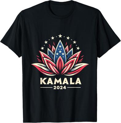 Kamala Harris 2024 Presidential Campaign American Lotus T-Shirt