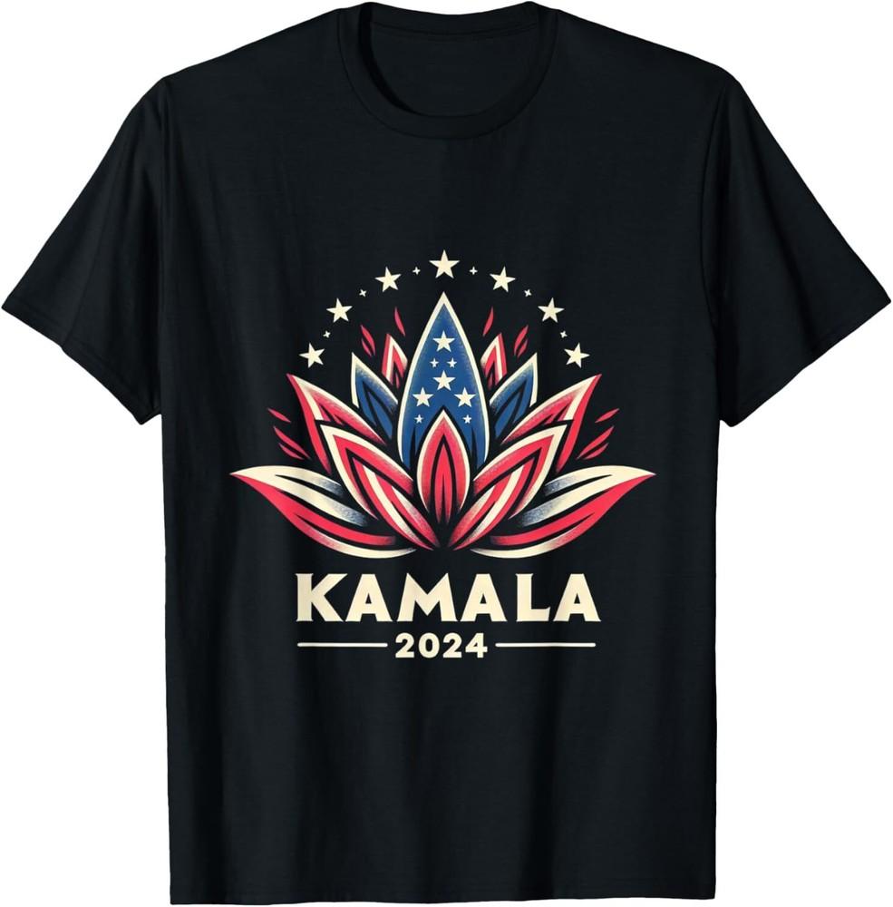 Kamala Harris 2024 Presidential Campaign American Lotus T-Shirt