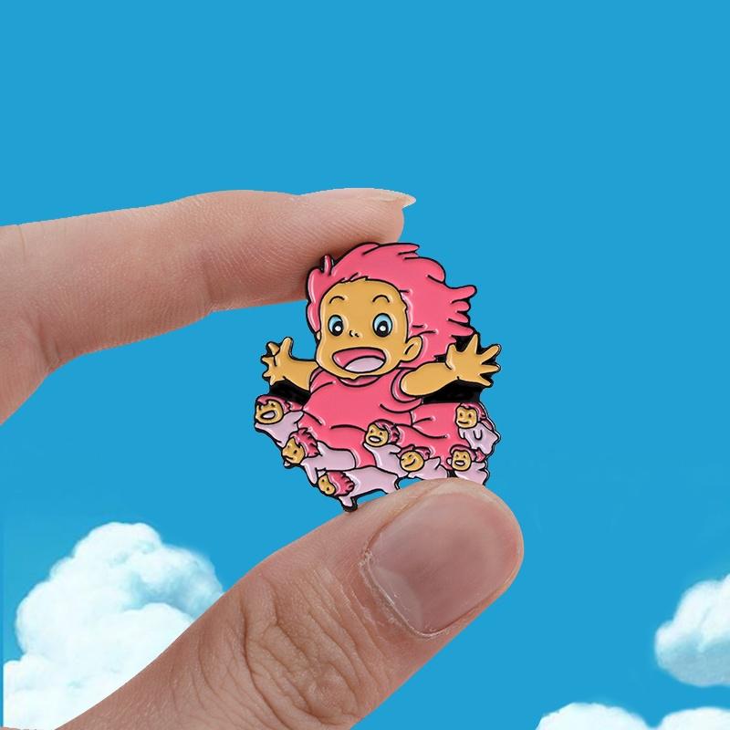 Cheap Cute Girl Enamel Pin Anime Badge Brooch Lapel Pin Comic Jewelry ...