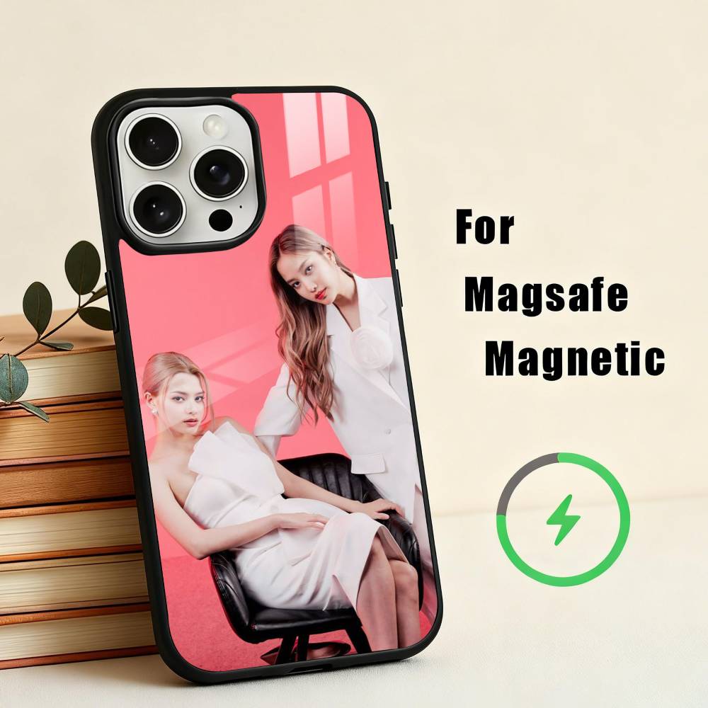 Pink Theory F-Freen B-Becky Phone Case For iPhone17,16,15,14,13,12,11 Plus,Pro Max Magnetic For Magsafe Wireless Charging