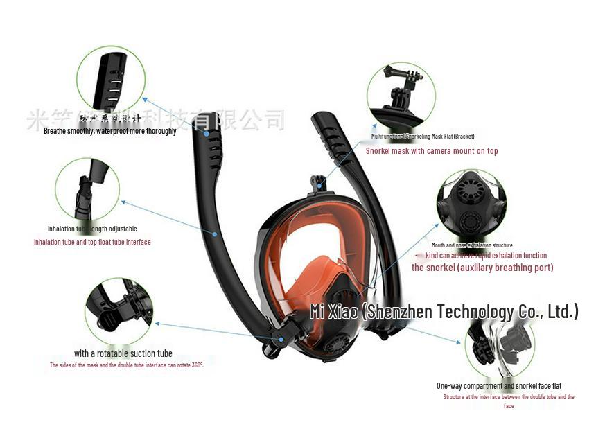 2019 Anti-Fog Snorkeling and Diving Mask