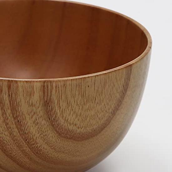 Osaka Choseido Wooden Soup Miso Soup 420ml Bowl, Bowl, 11.2cm Diameter, (Large)