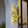 Flower Green Leaf String Lights Artificial Vine Fairy Lights Battery Powered Garland Light For Weeding Home Decor
