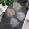 Creative Nordic Ins-Style Decorative PVC Coaster: Turtle Leaf Design, Anti-Scalding Table Mat