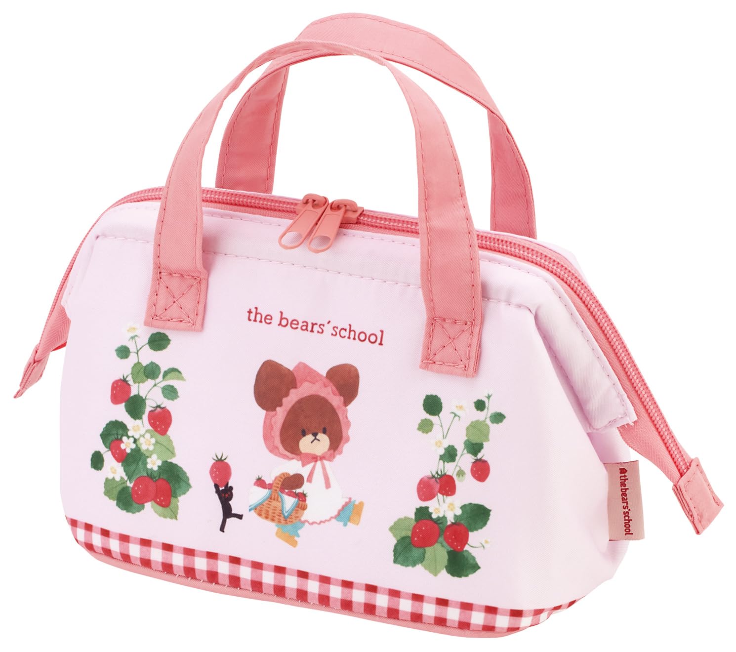 Skater Lunch for Clasp Bag, Small, Insulated, Kids, Closure, The Bears School Design, Girls, KGA0-A