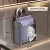 Wall Mounted Wet Wipes Storage Box Suction Cup Paper Towel Box High Quality Tissue Holder  Bathroom