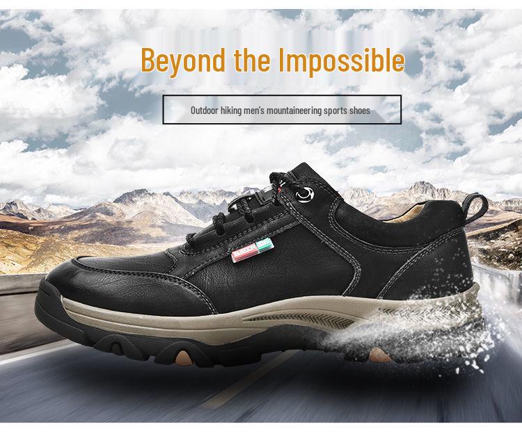 Herren Freizeit Schuhe 2026: Bequemes rundes Zehenteil, Wander- & Business-Leder, Britischer Stil