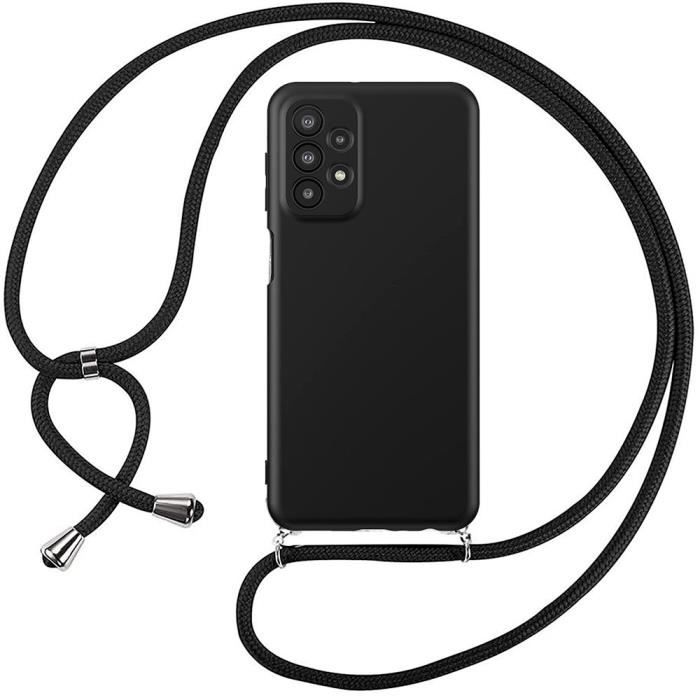 Coque de protection - BOOLING - Samsung Galaxy A23 5G - Souple - Anti-rayures - Bandoulière réglable