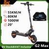 Kugookirin G2 Max Adult Electric Scooter 1000W Powerful EScooter Foldable Kick Scooter Electric Step 55KMH Max Speed