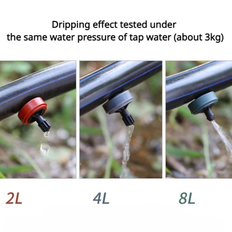 10pcs 2/4/8L Current stabilizer Irrigation Watering trees Watering Drip irrigation equipment Pressure compensation drip head