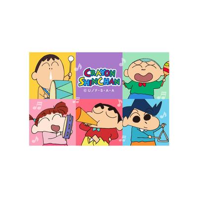 Samolepky s kreslenými postavičkami Small Planet Shin-chan Vystoupení/Barevné