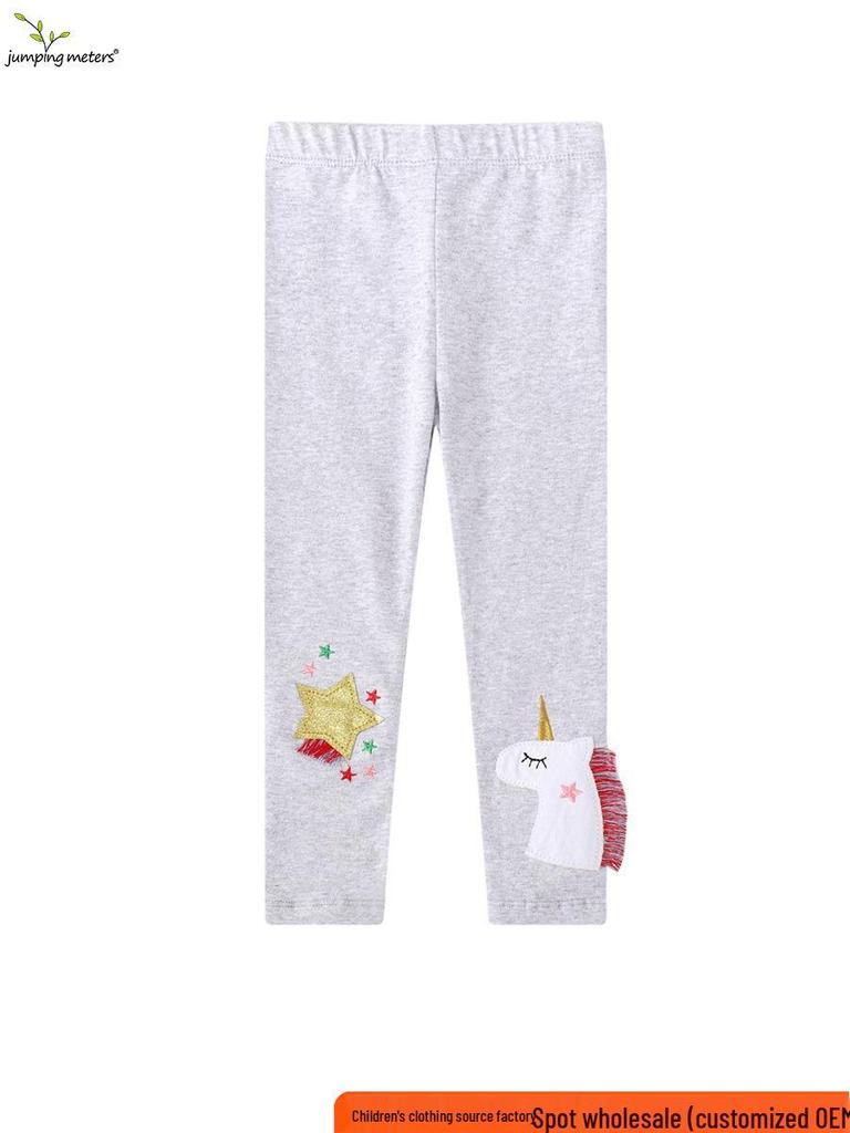 2025 New Girls' Slim Spring & Summer Leggings - Children's Cross-Border Fashion