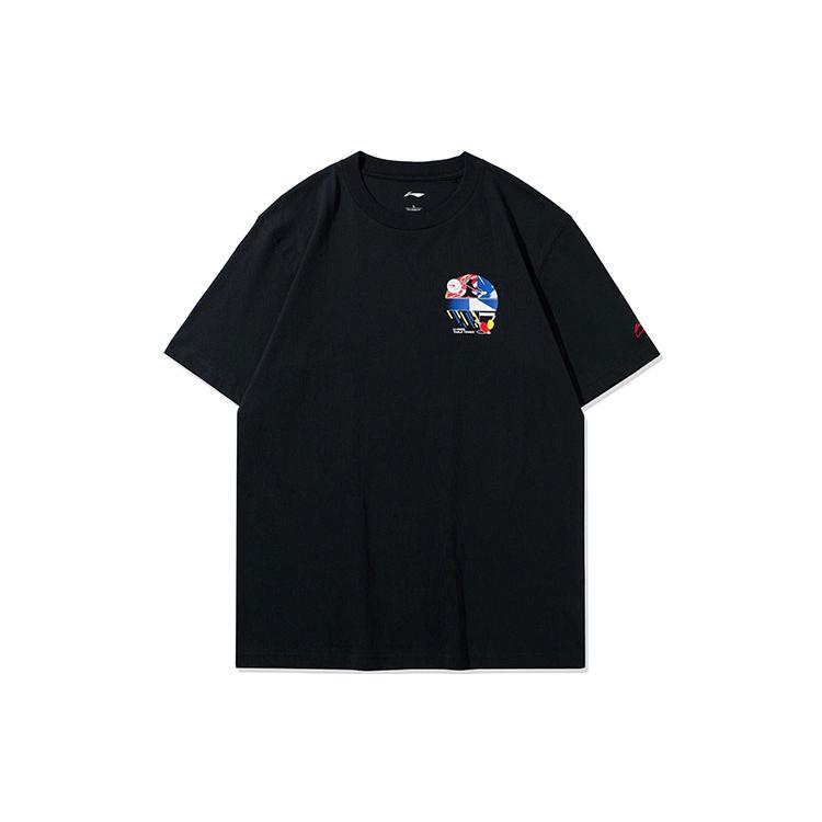 Li Ning Sports Trendy Collection T Shirt Men's Black AHSRC03-2