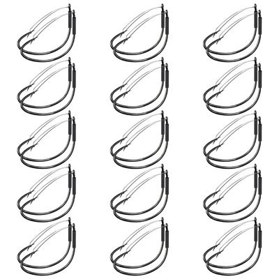 30Pcs Fishing Hook Wacky Rig Fishing Hook with Guard for Wacky Rigging Lures Wide Gaps Wacky Hook