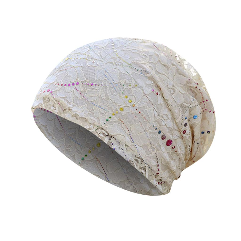 Women's Floral Thin Postpartum Hat Breathable Hood