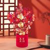 Uflower Lunar New Year Artificial flowers 2026 New Year Artificial Red Fruit Berry Pot Wedding Party Home Room Decorations