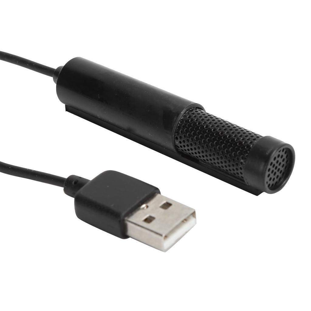 Mini USB Microphone for PC Laptop Portable Capacitive Mic for WIN7 8 10 OS X MSN SKYPEBlack