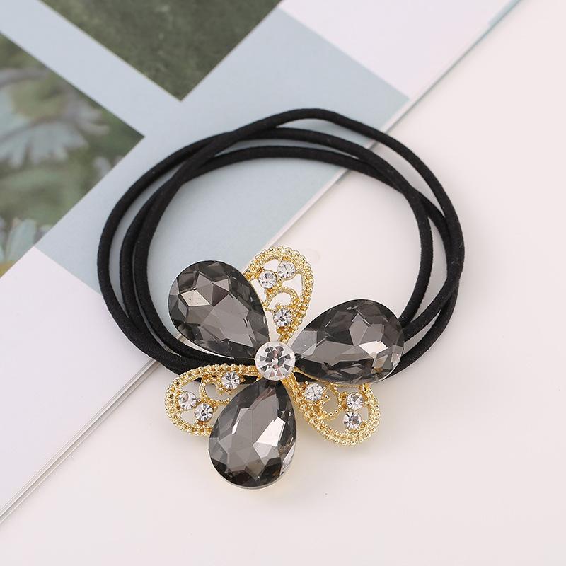 Cute Hollowed Flower Elastic Hair Band 1 Piece Women's Hair Accessory for Girls