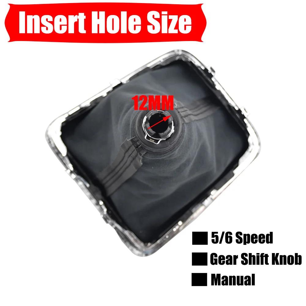 New Gear Stick Shift Knob Boot Car-Styling 5 6 Speed For VW Golf Plus 2005 2006 2007-2014 Tiguan 5N Sharan Seat Alhambra