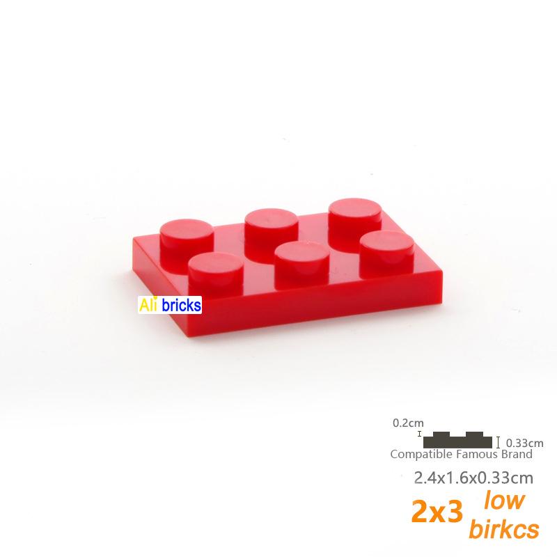 20ks DIY Stavebnice Tehly 2X3 Vzdelávacie Skladanie Konštrukcia 3021 Tenké Figúrkové Tehly Pre Deti Kompatibilná Značka