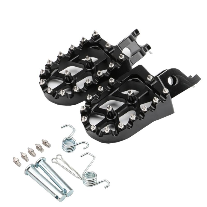 Motorcycle Footpegs Footrest Rests Pedals For HONDA CRF150R CRF450 CR125 CR250 2020-2024 MSX 125 GROM125 2013-2024