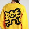 Puma X Mr Doodle Sweatshirts Women's Yellow Crew Neck Moderate Other 598687-99