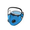 Reusable Breathable Mesh Face Mask Clear Anti Fog Eye Shield Air Valves For Cycling Hiking Outdoor Dust