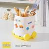 Children's Cartoon Car Pen Holder - Cute Desktop Storage for School Supplies