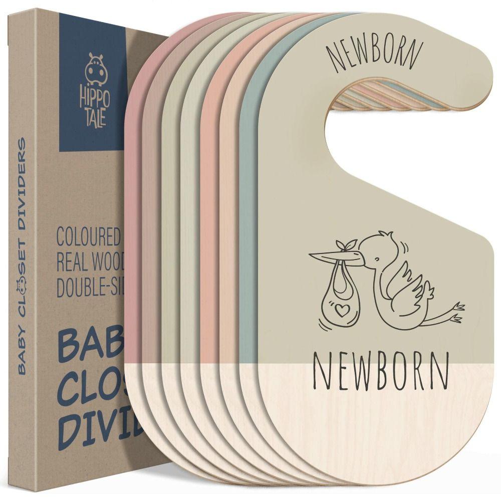 

8Pcs Baby Wardrobe Baby Clothes Dividers for Closet Wooden Clothes Separators Closet Dividers