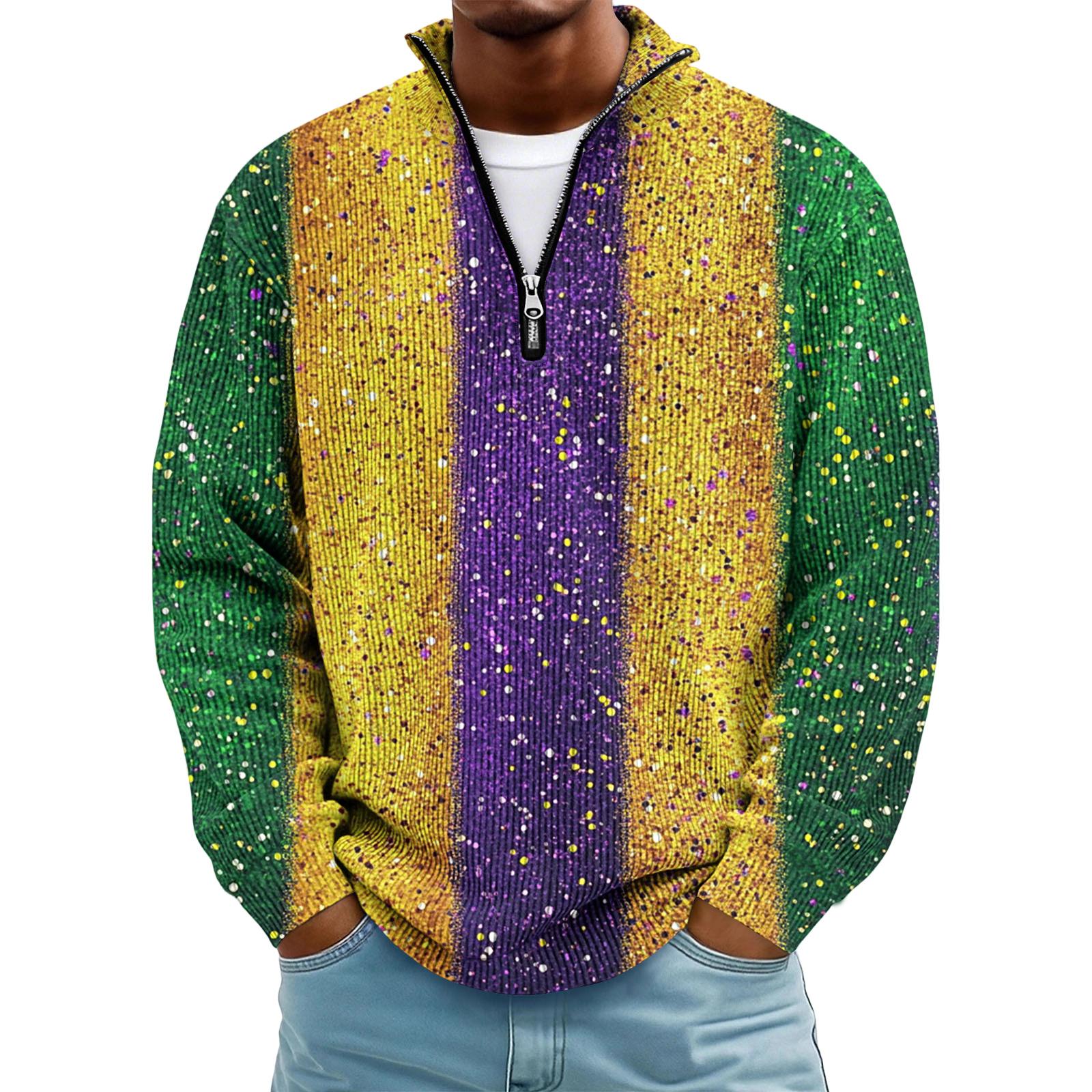 Мужская толстовка с капюшоном на молнии 1/4 XL жёлтый