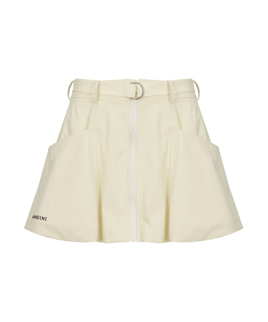 Candini Cream Balloon Wind Skirt