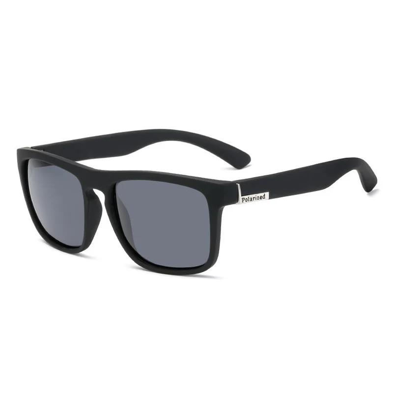 Custom Large-Frame Square Myopia Polarized Sunglasses Diopter 0 To -4.0 Cycling Sports UV400 UV Protection Trendy Eyewear