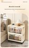 Foldable No-Installation Plastic Shoe Cabinet, Multi-Layer Floor-Standing Storage for Living Room, Bedroom, or Bedside