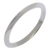 TIFFANY&Co. Knife Edge Ring Pt950Platinum #4.1(US Size) 2.1g Women Used