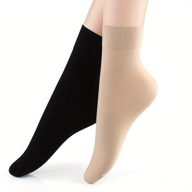 10PAIRS of Solid Tube Socks, Comfortable and Breathable, Men's and Women's Stockings and Stockings - the Perfect Choice for Autumn and Winter